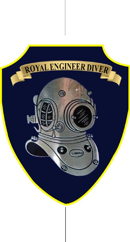 Royal Engineers Diver Plaque